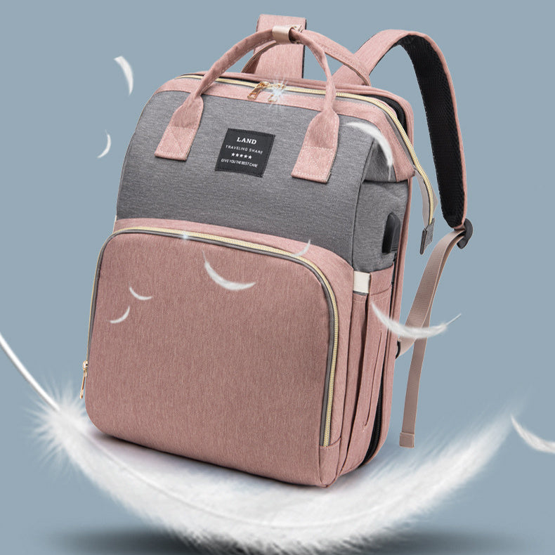 Baby Crib Backpack with large capacity baby changing station on-the-go