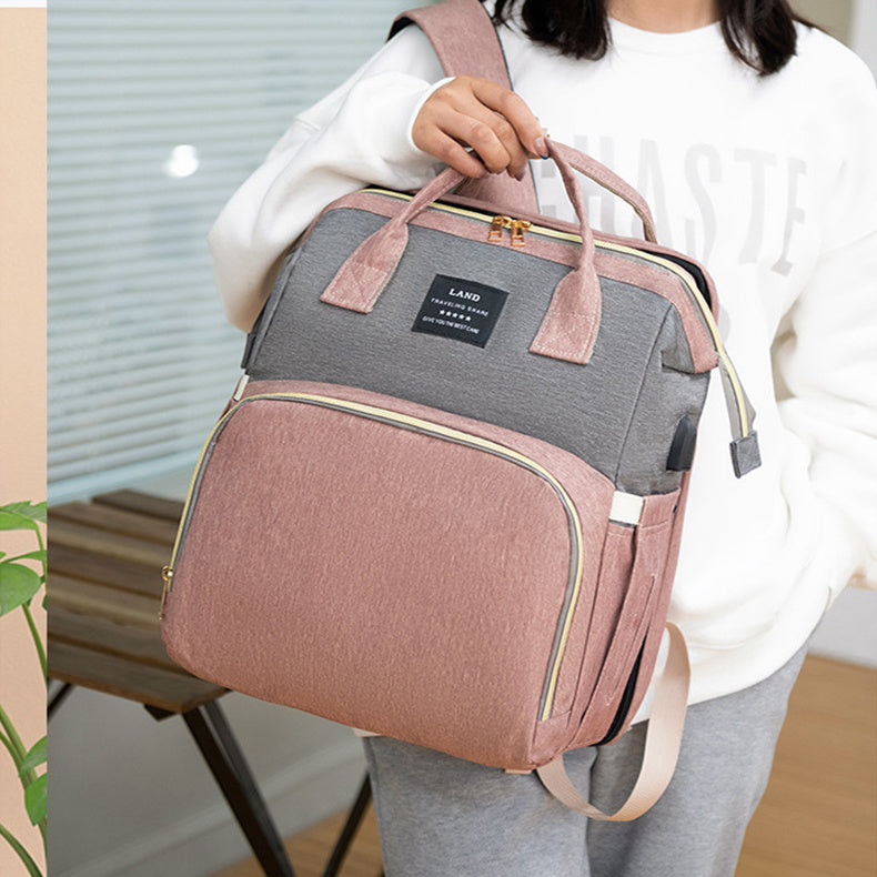 Baby Crib Backpack with large capacity baby changing station on-the-go