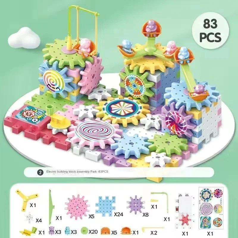 Rotating Montessori Building Blocks Toy