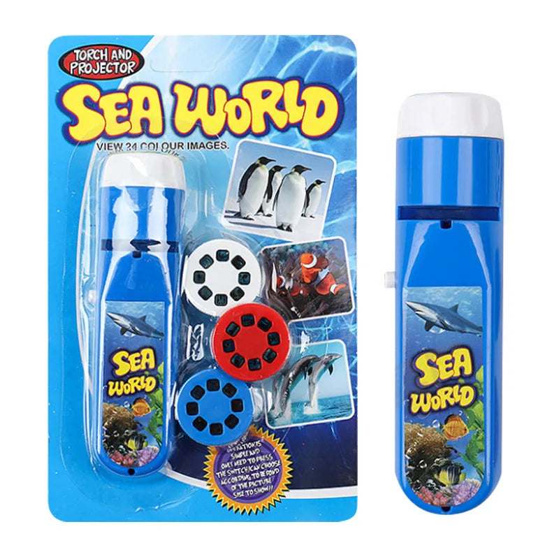 Kids projector flashlight toy