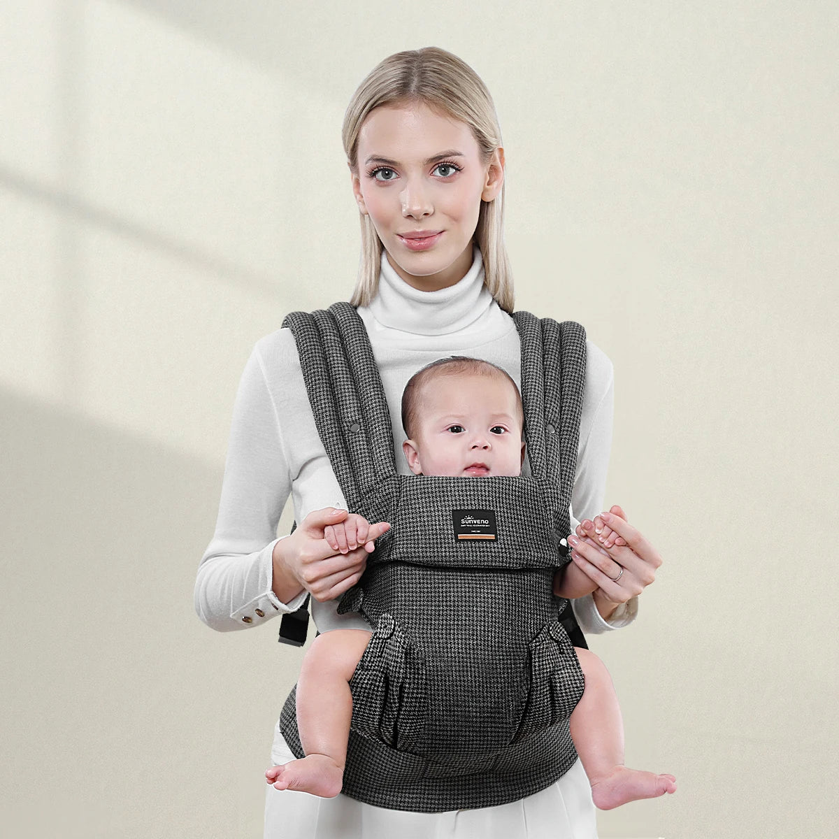 Sunveno Ergonomic Baby Carrier for Newborn with Neck Support
