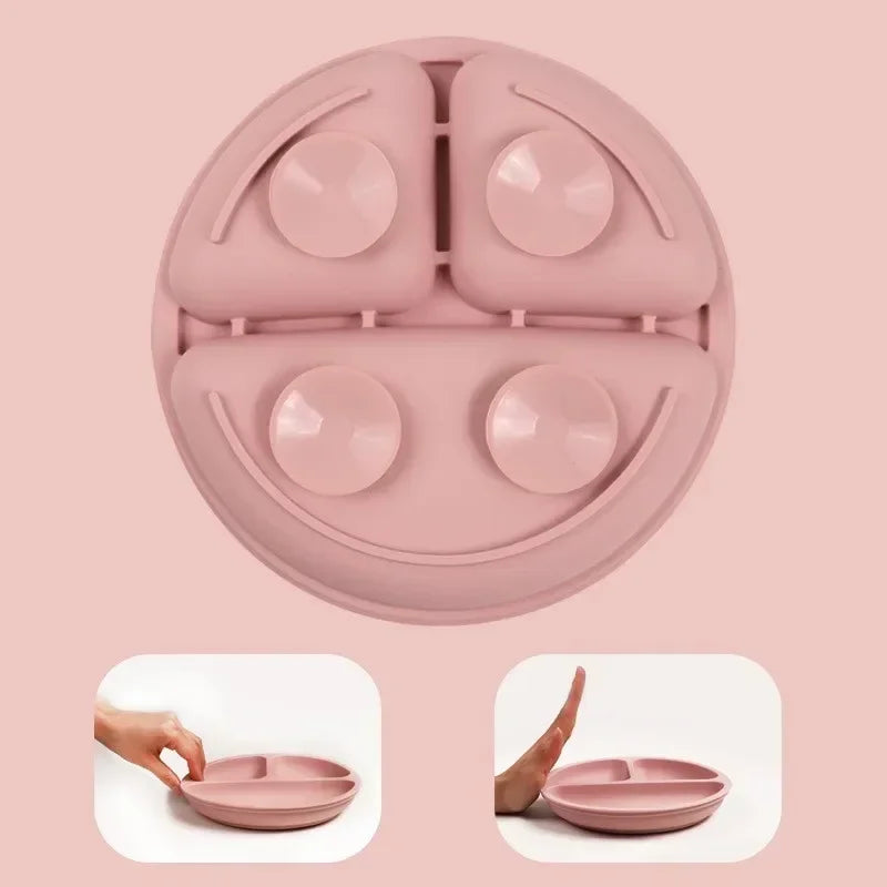 3Pcs Silicone Baby Feeding Set