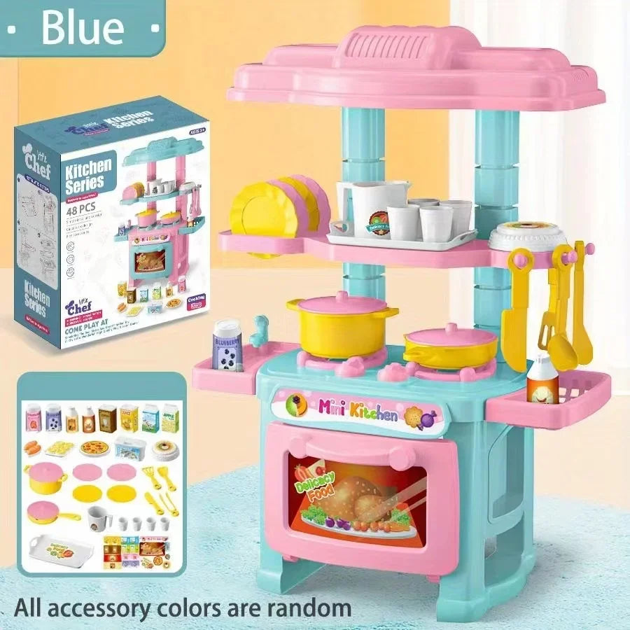 Kids Mini Kitchen Play Set DIY