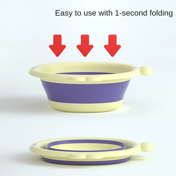 Newborn Folding Basin Baby Three Piece Set for Children