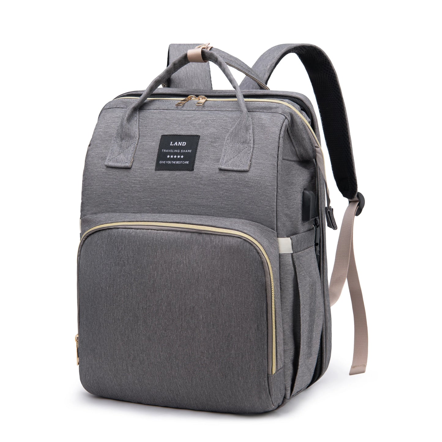 Lightweight Portable 2-in-1 Folding Crib Backpack