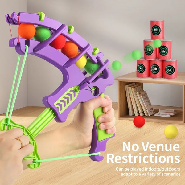 Toys suitable for indoor and outdoor activities, throwing sticky balls