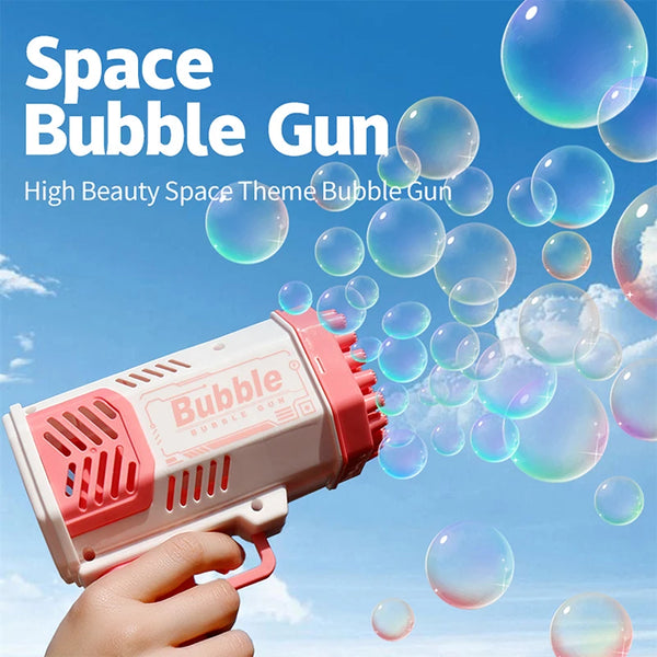 Kids bubble gun summer outdoor fun
