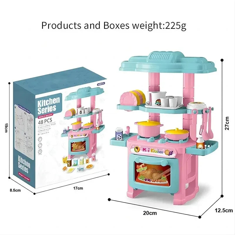 Kids Mini Kitchen Play Set DIY