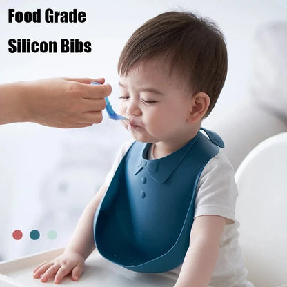 Waterproof Baby Food Silicon Bibs