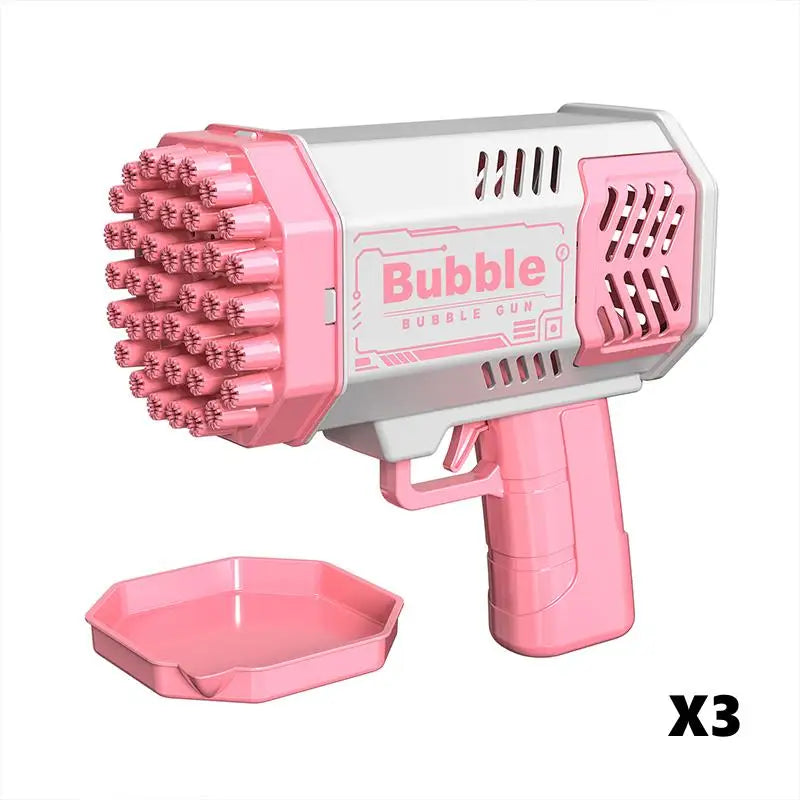 Kids bubble gun summer outdoor fun