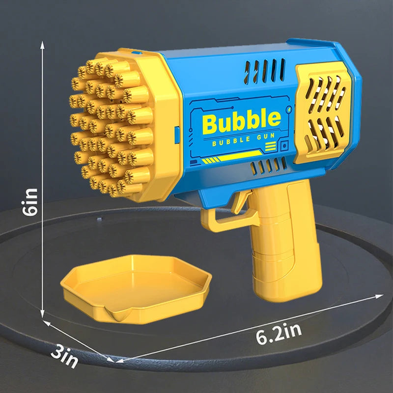 Kids bubble gun summer outdoor fun