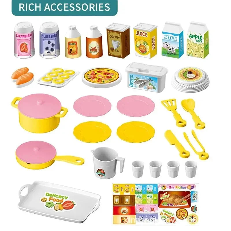 Kids Mini Kitchen Play Set DIY
