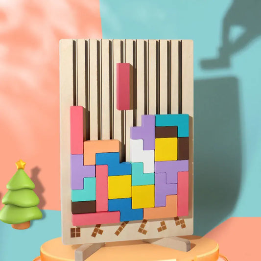3D Colour Block Puzzle Nursery Learning Toy