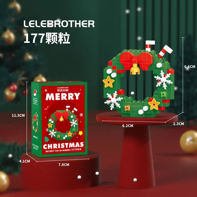Building block Christmas figures – fun for the whole family