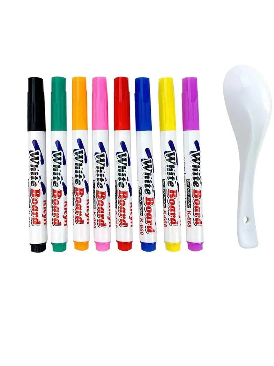 Water Floating Magical Ink Pens with spoon