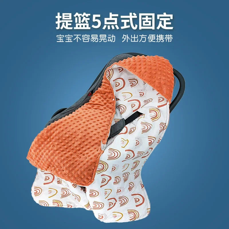 Baby Car seat Hooded Blanket