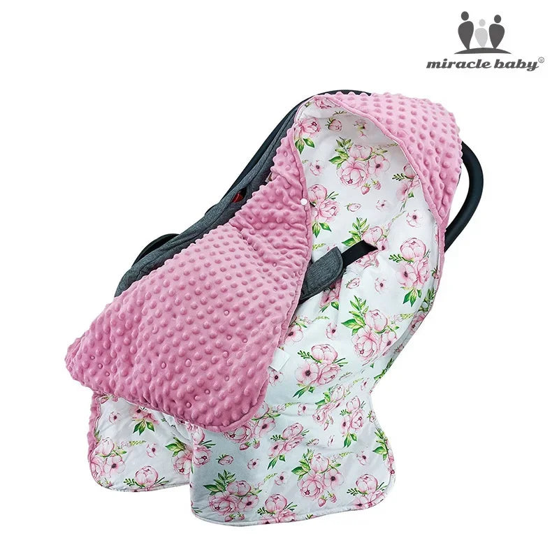 Baby Car seat Hooded Blanket