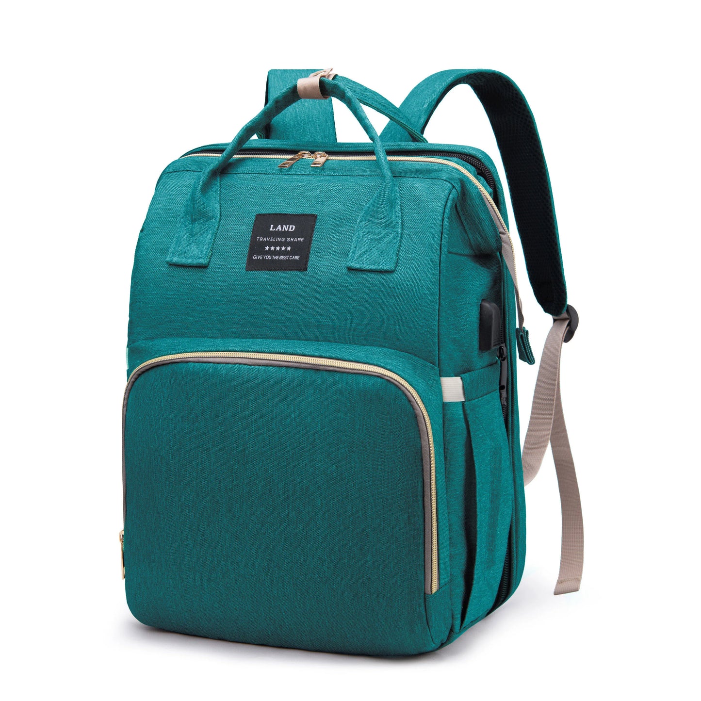 Lightweight Portable 2-in-1 Folding Crib Backpack
