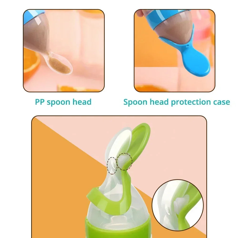 Silicone Baby Feeding Spoon