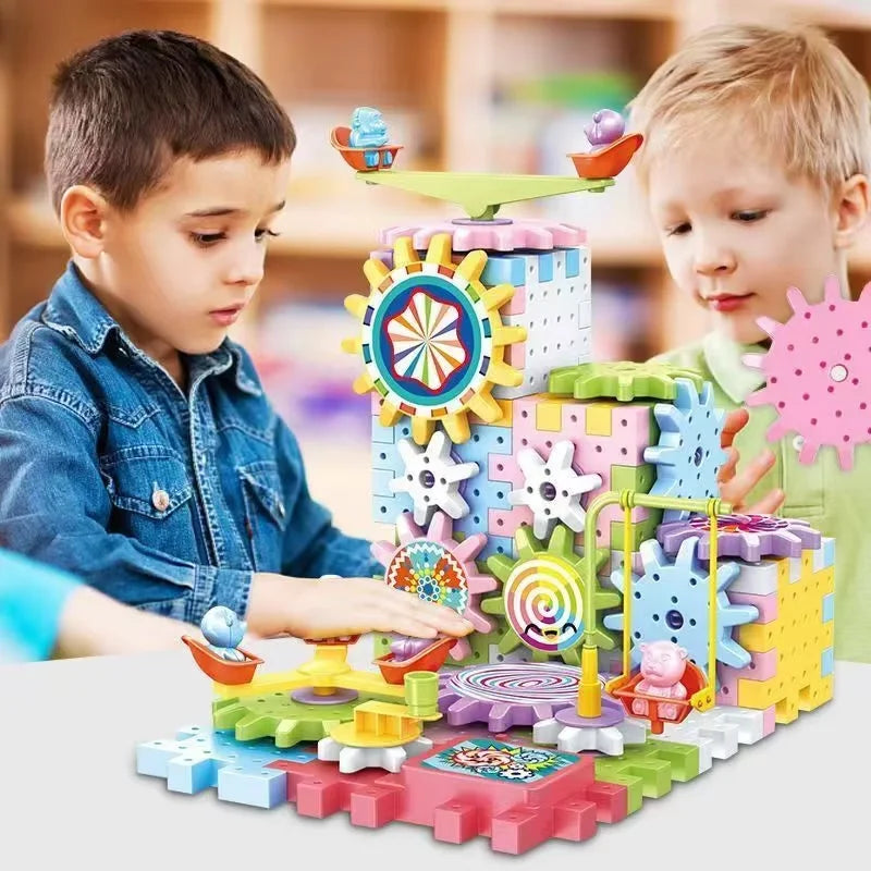 Rotating Nursery Building Blocks Toy