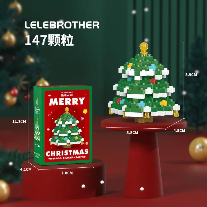 Building block Christmas figures – fun for the whole family