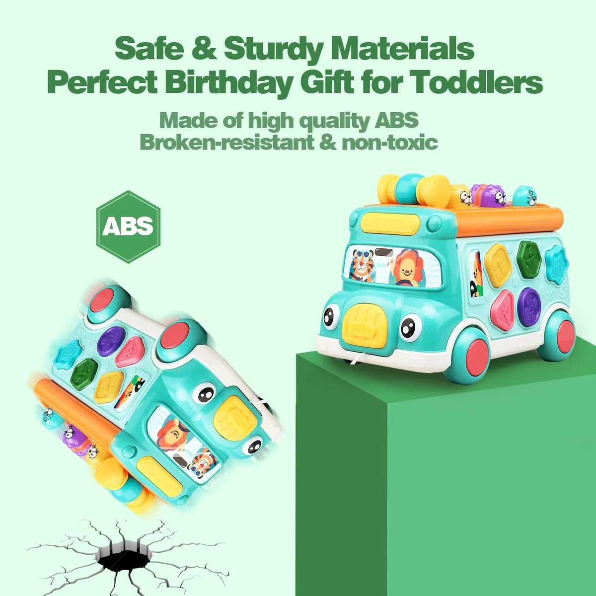 Nursery Musical Baby Bus Toy