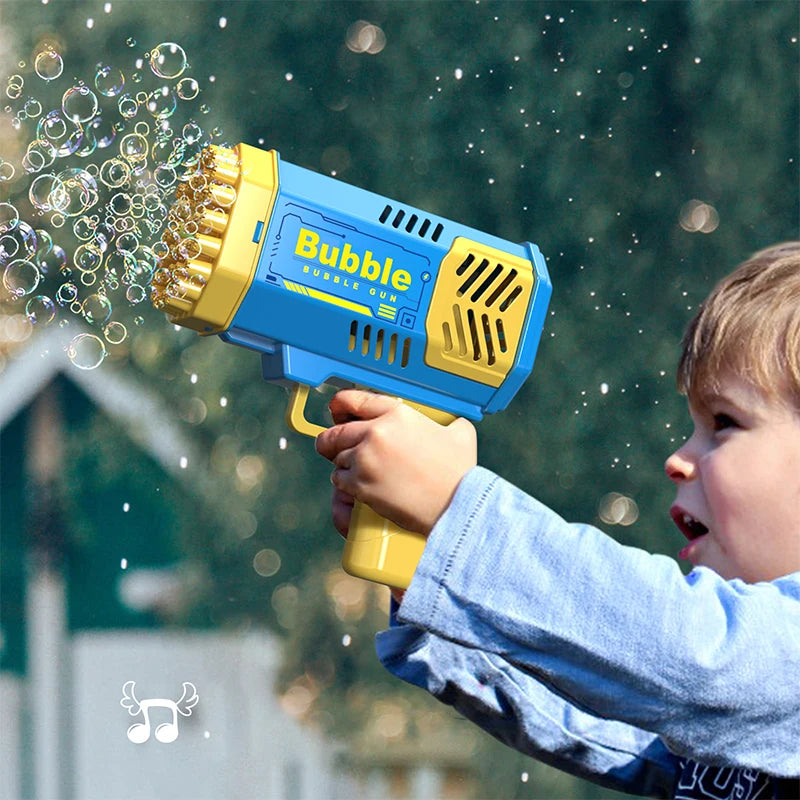 Kids bubble gun summer outdoor fun