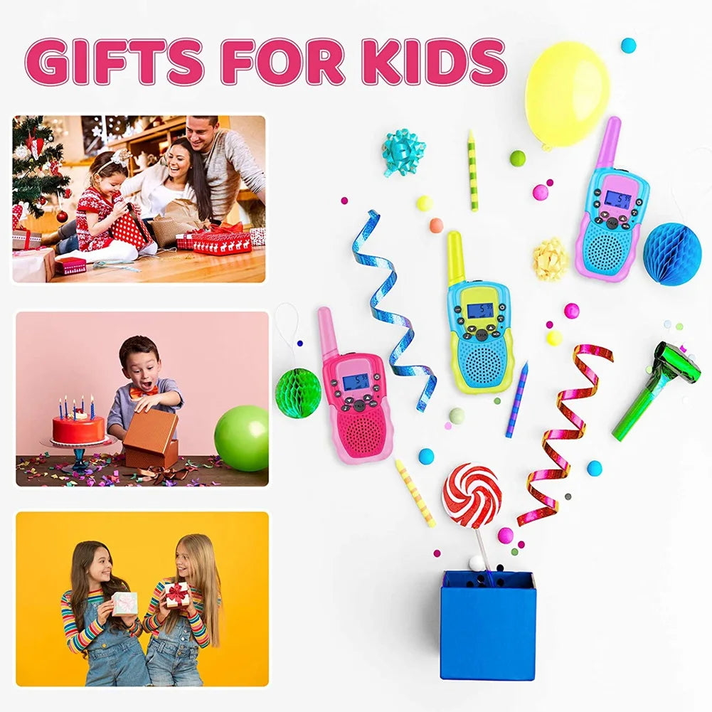 3 PCS Walkie Talkies for Kids