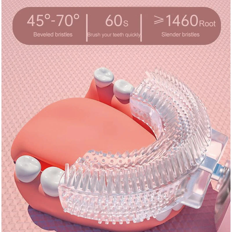 Kids U-shaped Electric Toothbrush 360 Degrees