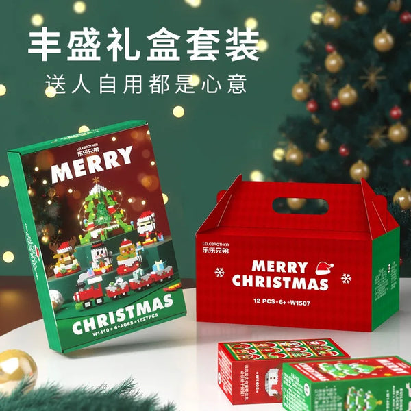 Building block Christmas figures – fun for the whole family