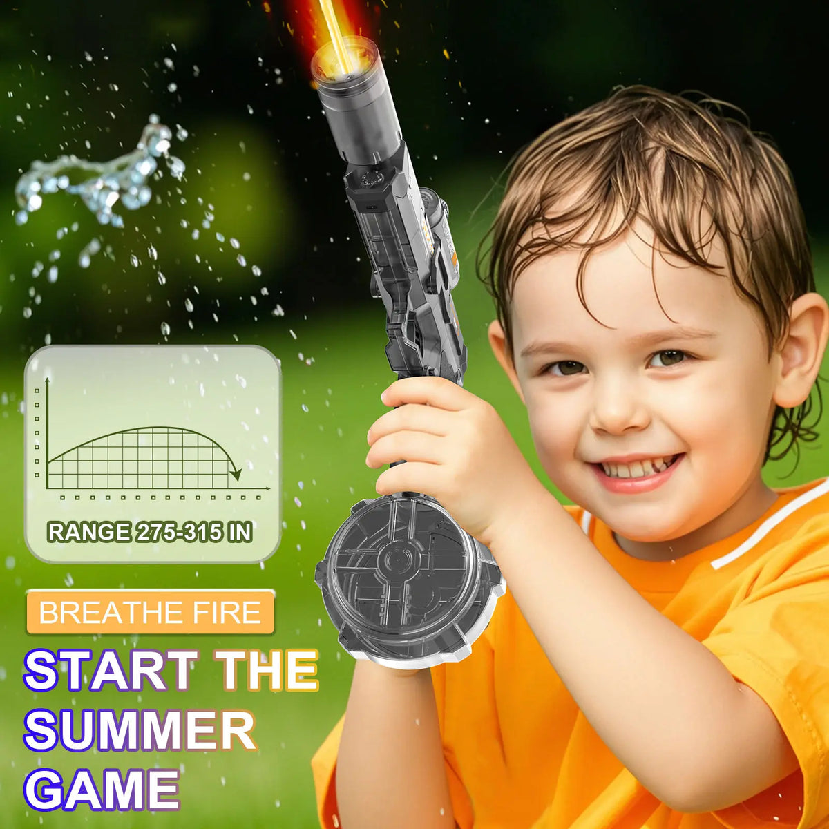 Led Emitting Electric Water Gun