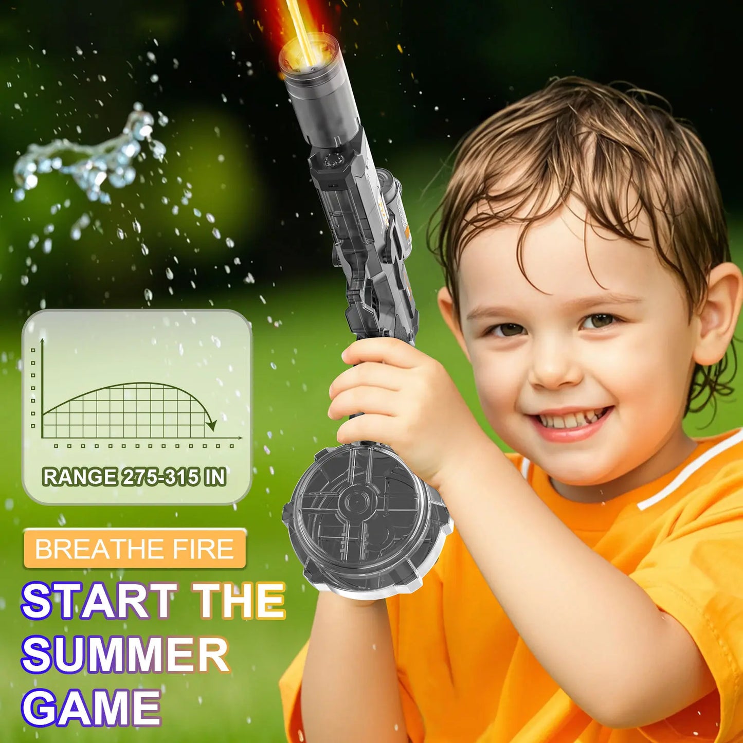 Led Emitting Electric Water Gun