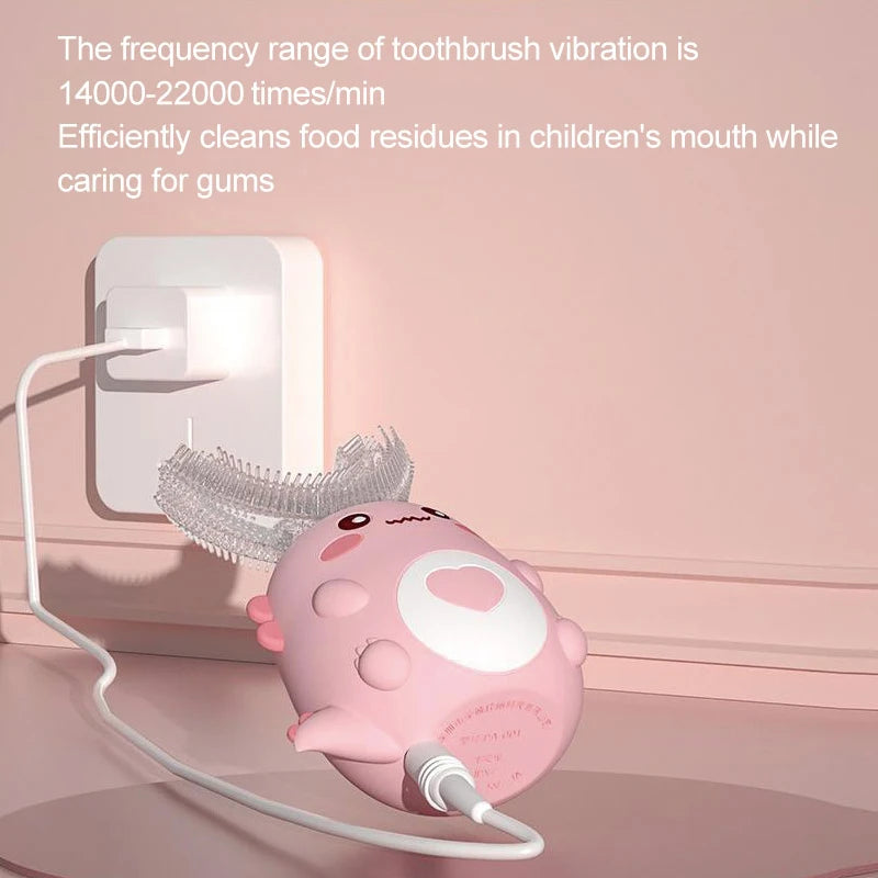 Kids U-shaped Electric Toothbrush 360 Degrees