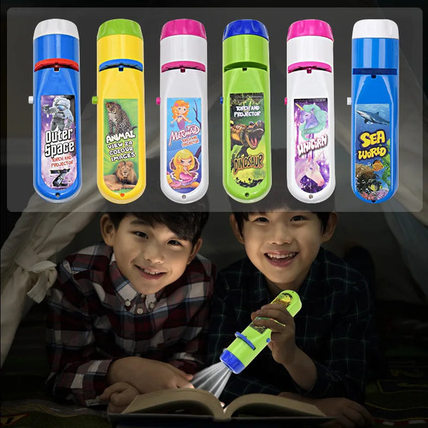 Kids projector flashlight toy