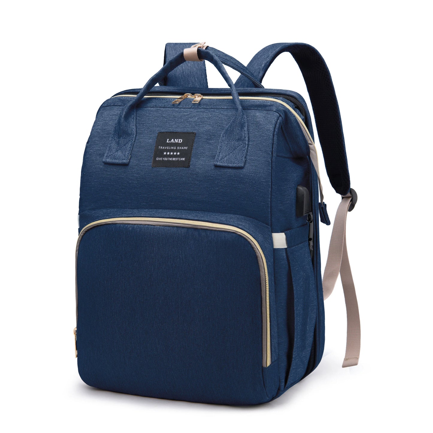 Lightweight Portable 2-in-1 Folding Crib Backpack