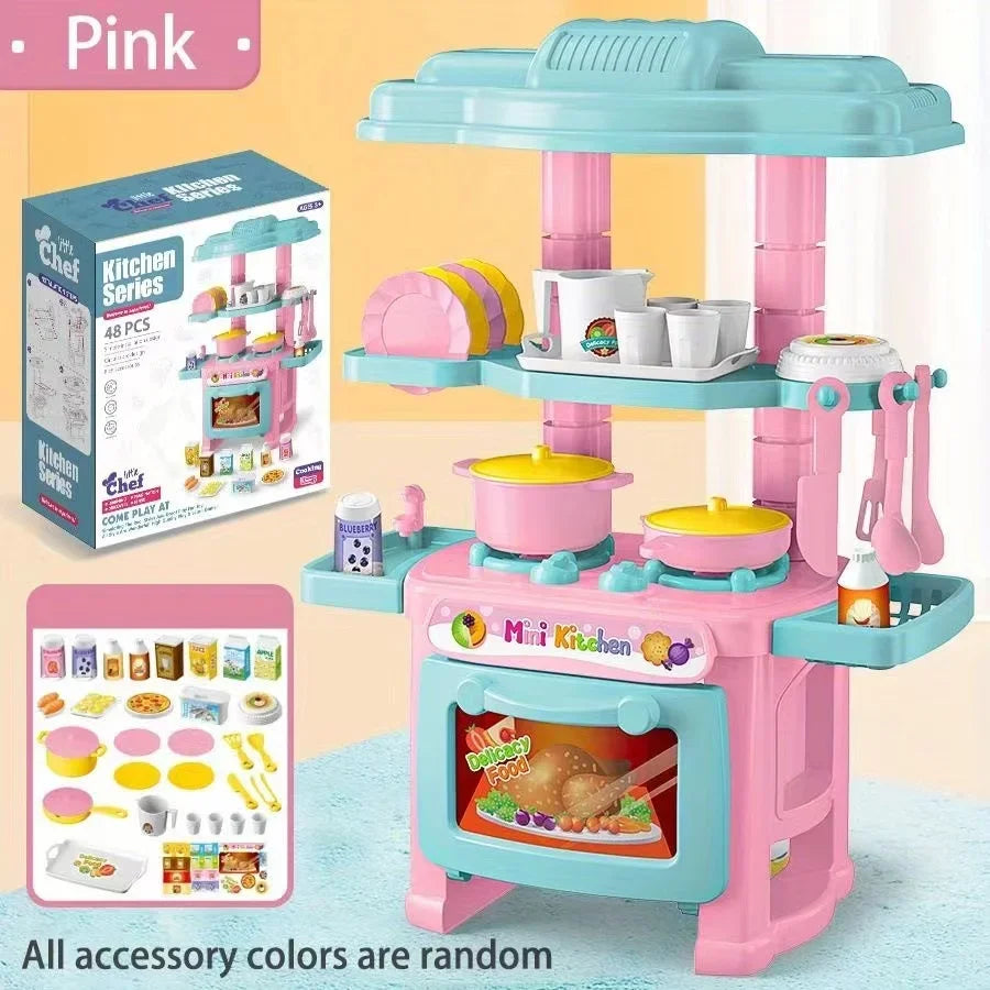 Kids Mini Kitchen Play Set DIY