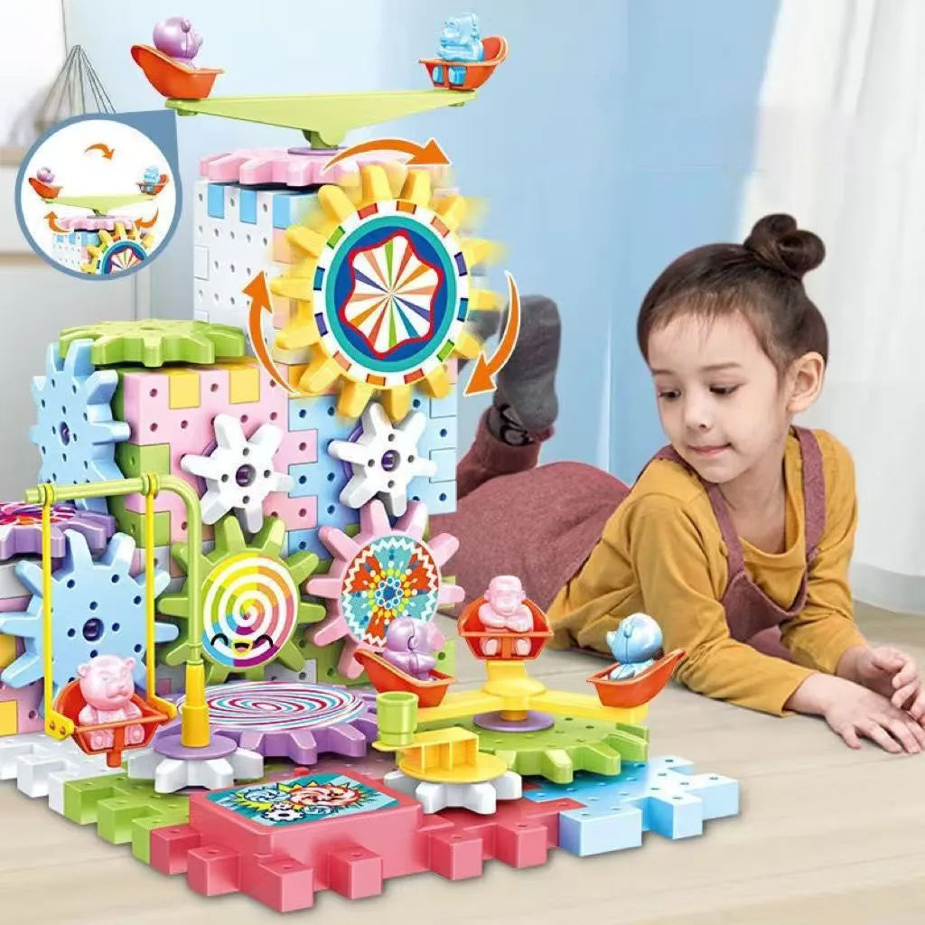Rotating Nursery Building Blocks Toy