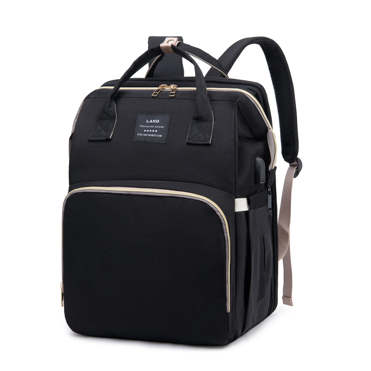 Lightweight Portable 2-in-1 Folding Crib Backpack
