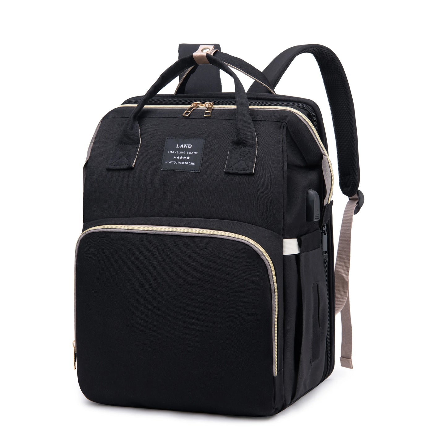 Lightweight Portable 2-in-1 Folding Crib Backpack