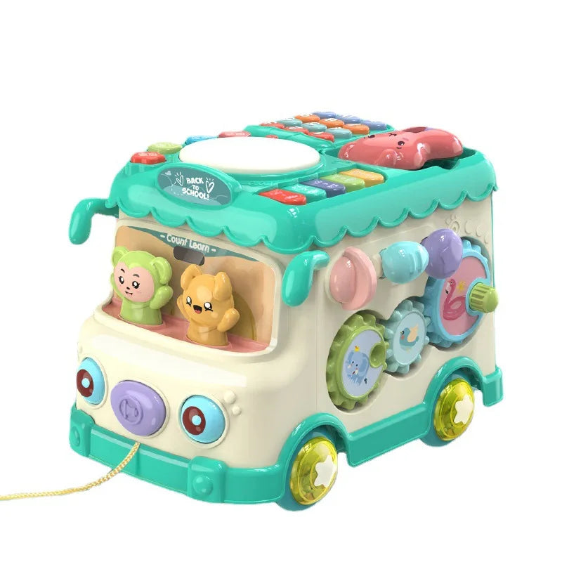 Montessori Educational Musical Bus Toys