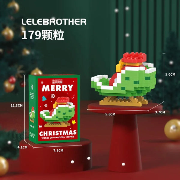 Building block Christmas figures – fun for the whole family