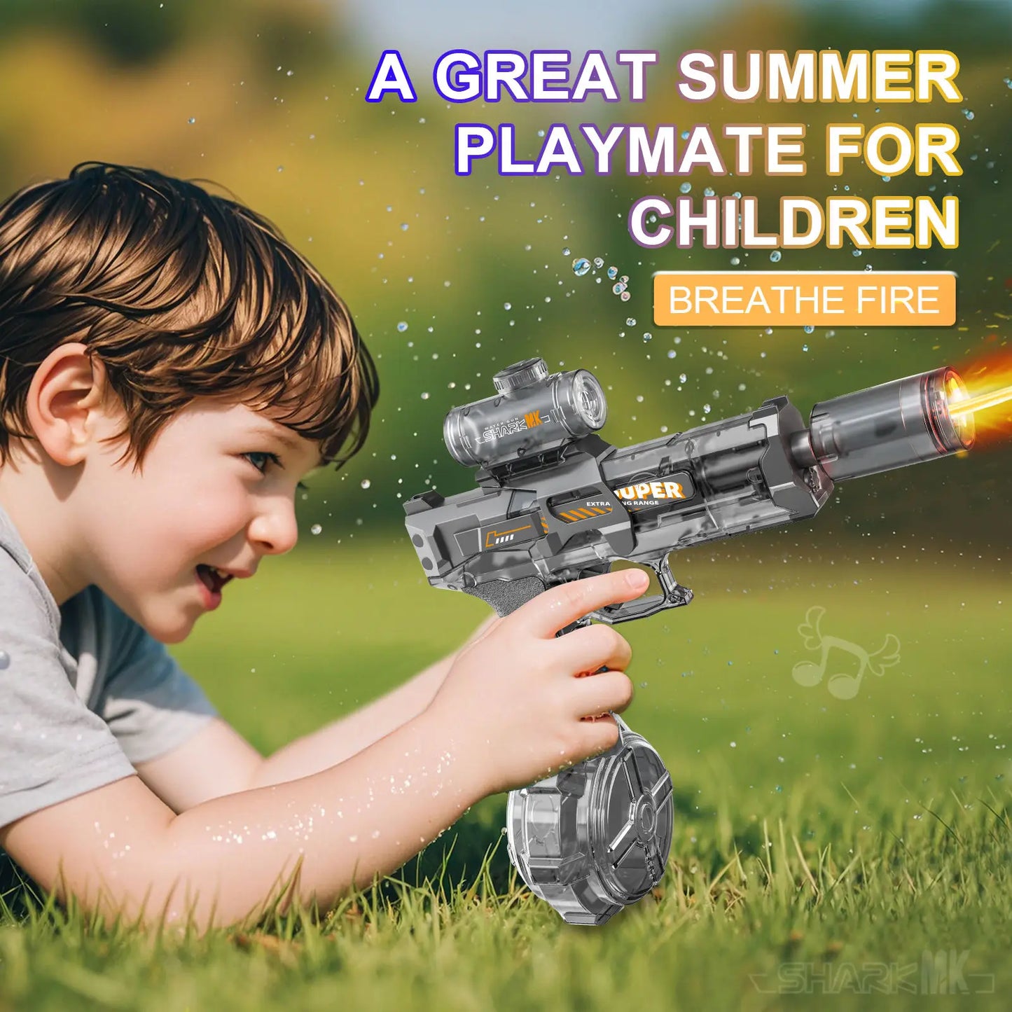 Led Emitting Electric Water Gun