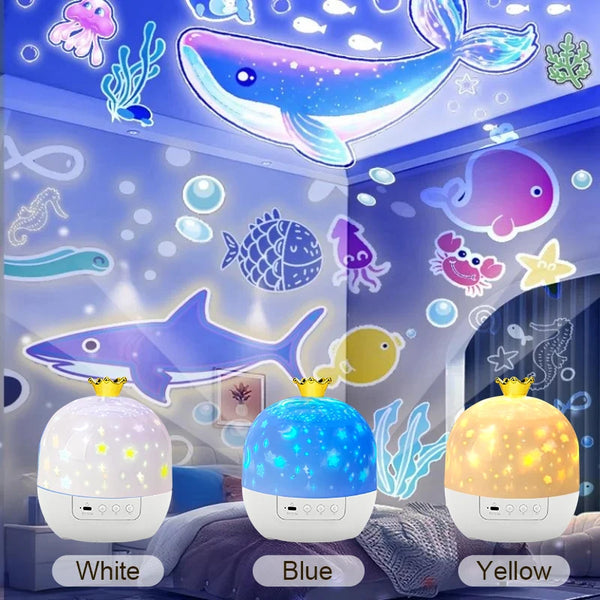 Ocean Starry Projector Night Light Lamp for Children
