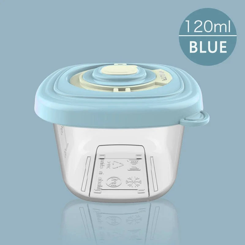 4 Pcs Airtight Portable Baby Food Storage Container