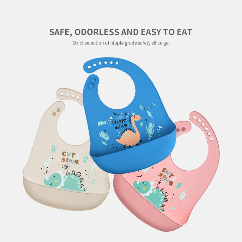 Baby Soft Silicone Bibs