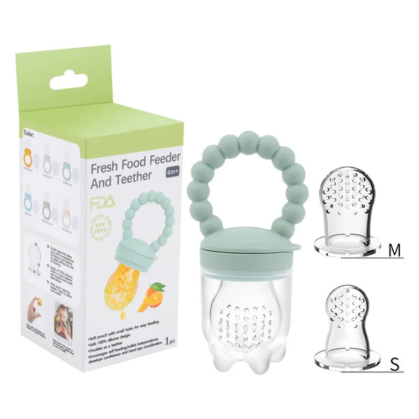 Fresh Fruit Food Safe Baby Pacifiers Feeder Fruit Feeding Baby Food Container Pacifier Bottles Baby Bottle Kid Fruit Nipple Teat