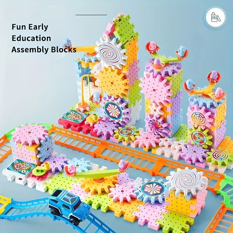 Rotating Nursery Building Blocks Toy