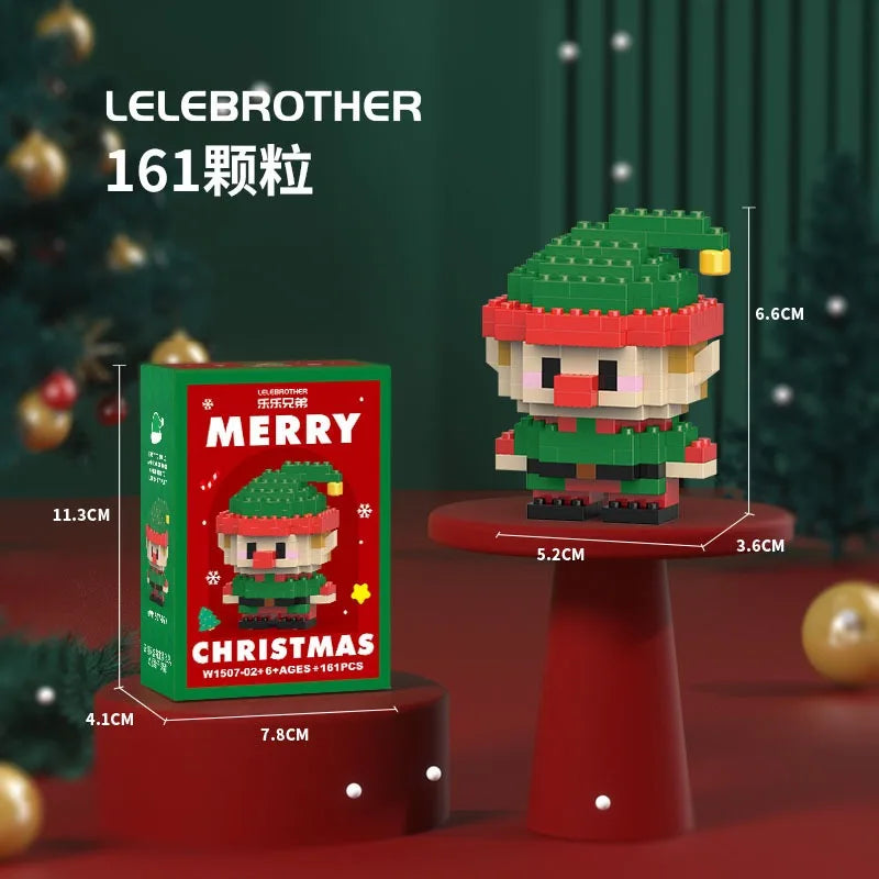 Building block Christmas figures – fun for the whole family