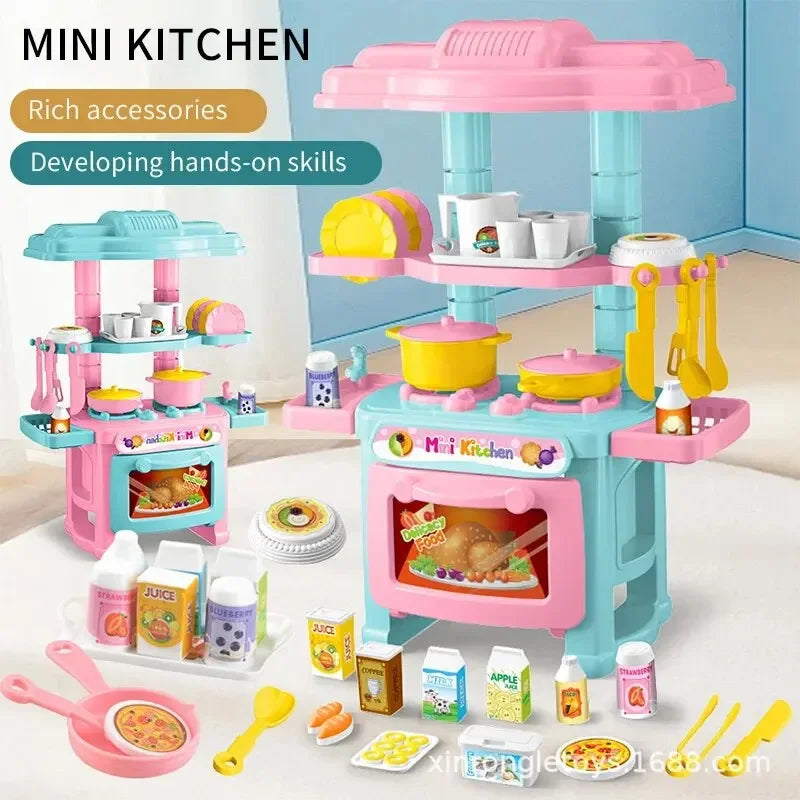 Kids Mini Kitchen Play Set DIY