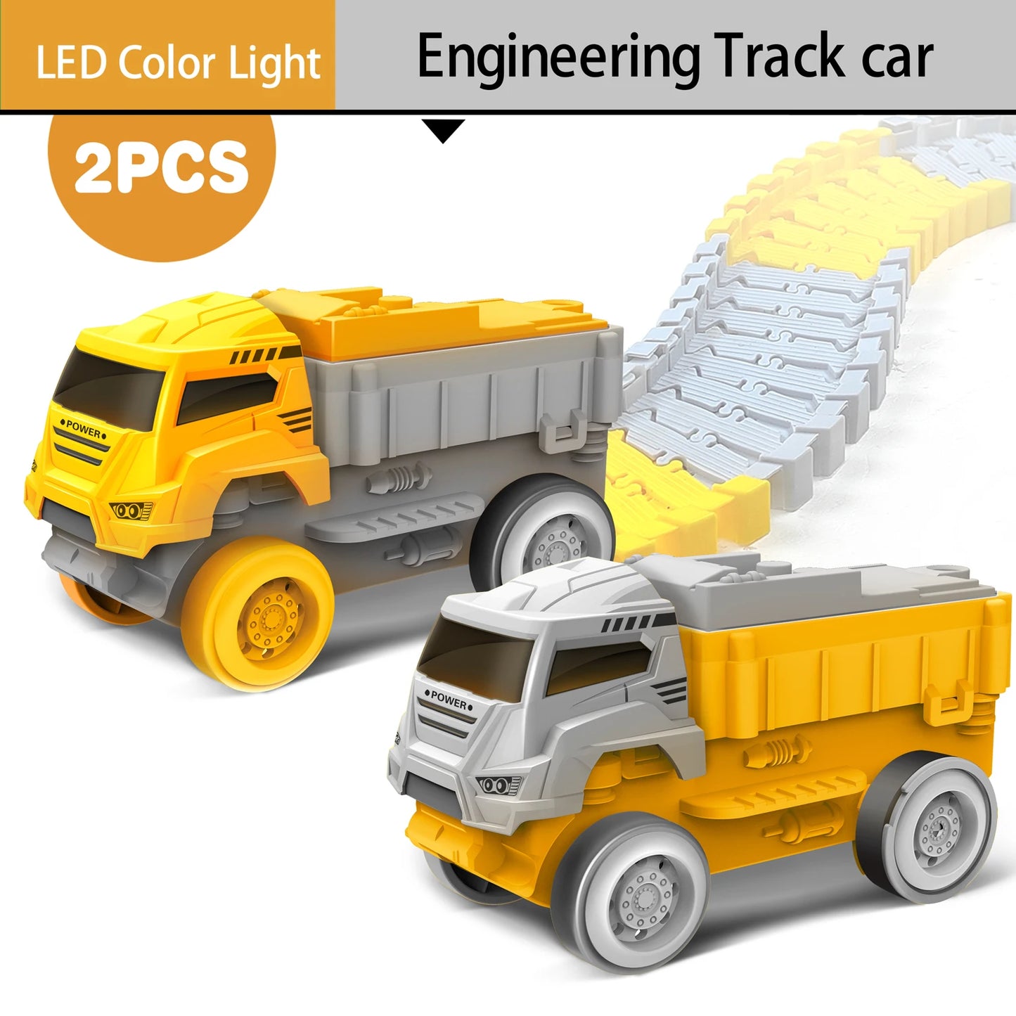 Electric Magical Flexible Track Cars Toy